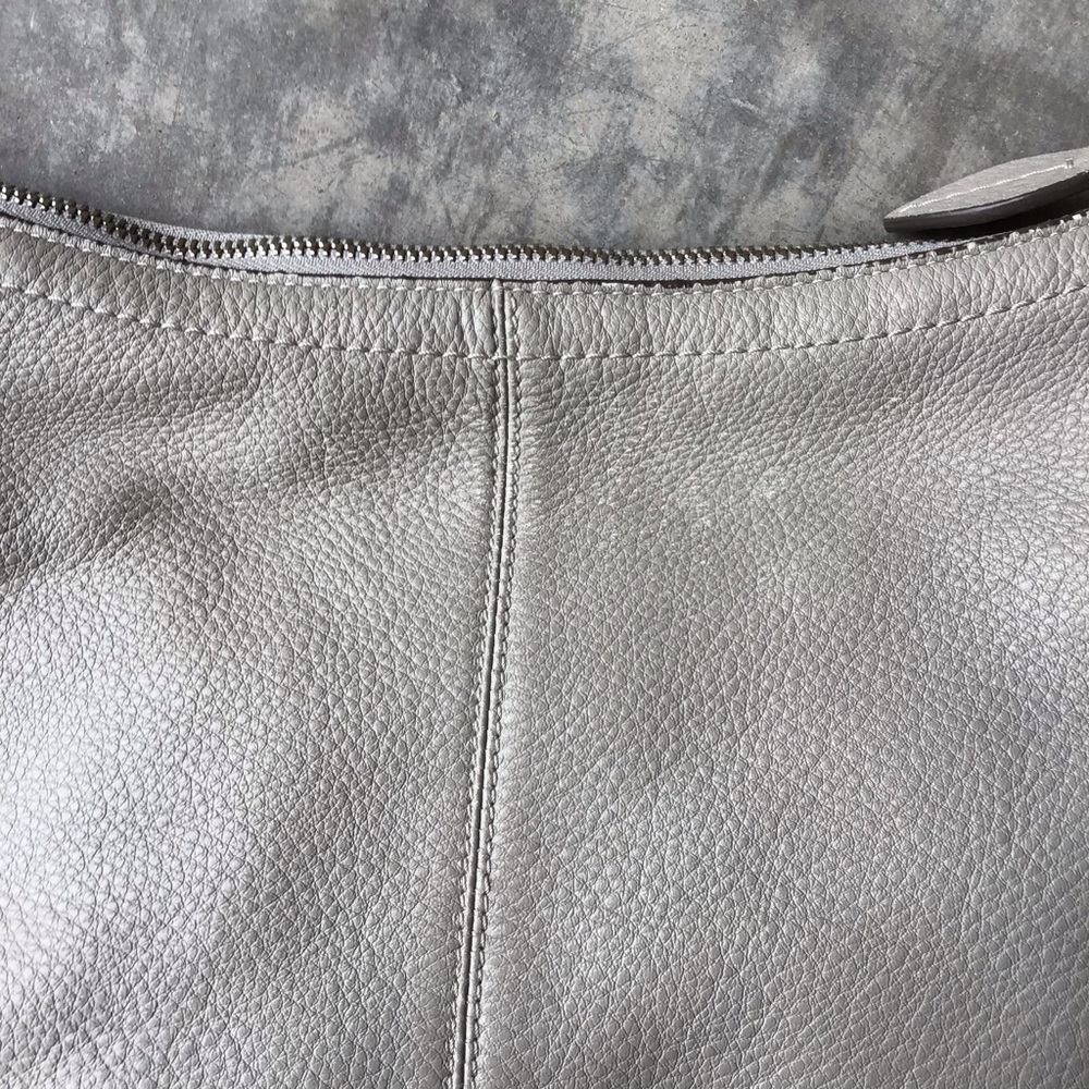 COACH Penelope Gray Pebble Leather Hobo Bag F19045 - Picture 6 of 8